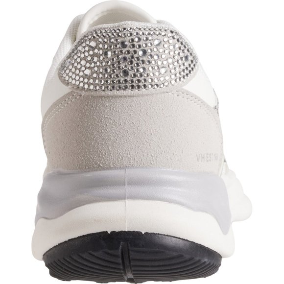 NEW VINTAGE HAVANA Run Sneakers For Women White/Silver Chrome 362sn - Picture 5 of 6